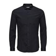 Sportief Langarmshirt Jack & Jones , Black , Heren