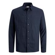 Uni Langarmshirt Logan Autumn Jack & Jones , Blue , Heren