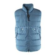 Blauwe Eco-Chrome Bodywarmer voor Heren C.p. Company , Blue , Heren