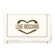 Stijlvolle Portemonnee Love Moschino , White , Dames