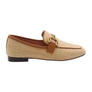 Stijlvolle Muscat Loafers voor Vrouwen Bibi Lou , Beige , Dames