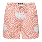 Heren Zwemshorts met Elastische Tailleband Only & Sons , Orange , Here...