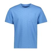 Gestippeld T-shirt met borstzakje Tom Tailor , Blue , Heren