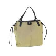 Pre-owned Nylon handbags Burberry Vintage , Beige , Dames