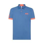 Polo Shirts Sun68 , Blue , Heren