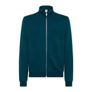 Groene Full Zip Sweatshirt Hoodie Sun68 , Green , Dames