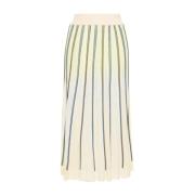 Midi Skirts Forte Forte , White , Dames