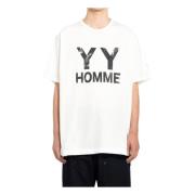 T-Shirts Yohji Yamamoto , White , Heren