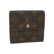 Pre-owned Canvas wallets Louis Vuitton Vintage , Brown , Dames