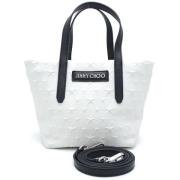 Pre-owned Leather totes Jimmy Choo Pre-owned , White , Dames