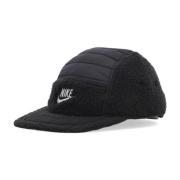 Zwarte Flat Bill Fly Cap Streetwear Nike , Black , Heren