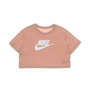 Essential Crop Icon Tee Rose Whisper/White Nike , Pink , Dames