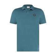 Polo Shirt Korte Mouw Blue Industry , Blue , Heren