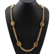 Pre-owned Yellow Gold necklaces Chanel Vintage , Yellow , Dames