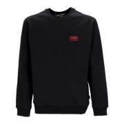 Zwarte Chain Crewneck Sweatshirt Streetwear Iuter , Black , Heren