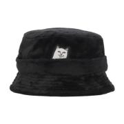 Sherpa Bucket Hat Zwart Streetwear Ripndip , Black , Heren