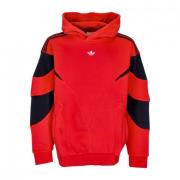 Scarlet/Black Cutline Hoodie Streetwear Adidas , Red , Heren