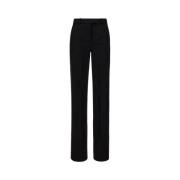 Straight Trousers Versace , Black , Dames