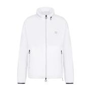 Witte winddichte jas met afneembare capuchon Armani Exchange , White ,...