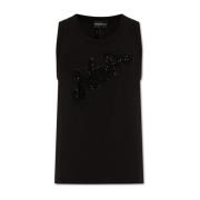 Mouwloos T-shirt Emporio Armani , Black , Heren