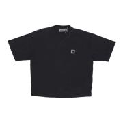 Zwarte Nelson Tee Streetwear Shirt Carhartt Wip , Black , Dames