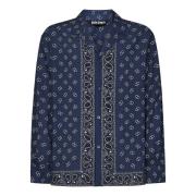 Casual Shirts Palm Angels , Blue , Heren