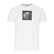 T-Shirts Stone Island , White , Heren