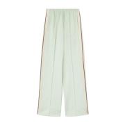 Wide Trousers Palm Angels , Green , Dames