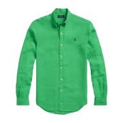 Button-Down Kraag Overhemden Ralph Lauren , Green , Heren