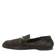 Pre-owned Suede flats Dolce & Gabbana Pre-owned , Brown , Heren