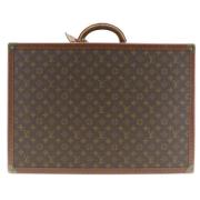 Pre-owned Canvas briefcases Louis Vuitton Vintage , Brown , Dames