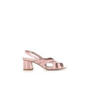 Flat Sandals DEL Carlo , Pink , Dames