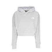 Trendy Crop Hoodie Dusty Periwinkle The North Face , Gray , Dames