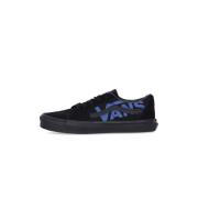 Zwart/Blauw Sk8-Low Logo Streetwear Sneaker Vans , Black , Heren