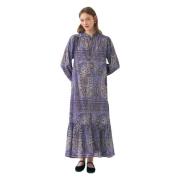Print jurk Tajar Antik Batik , Blue , Dames