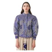 Print jas Tajar Antik Batik , Blue , Dames