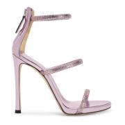 Roze Harmony Strass Sandalen Giuseppe Zanotti , Pink , Dames