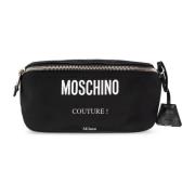 Heuptas met logo Moschino , Black , Heren