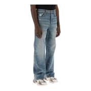 Straight Jeans Amiri , Blue , Heren