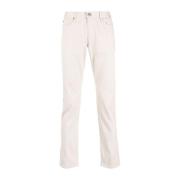 Slim-Fit Beige Jeans voor Heren Emporio Armani , Beige , Heren