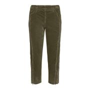 Cropped Trousers LauRie , Green , Dames