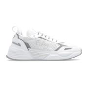 Sneakers met logo Emporio Armani EA7 , White , Heren