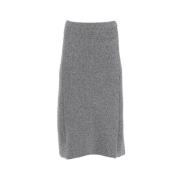 Pre-owned Viscose bottoms Balenciaga Vintage , Gray , Dames