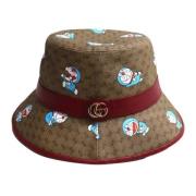 Pre-owned Canvas hats Gucci Vintage , Brown , Dames
