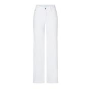 Straight Jeans MAC , White , Dames