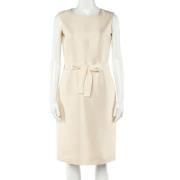 Pre-owned Polyester dresses Carolina Herrera Pre-owned , Beige , Dames