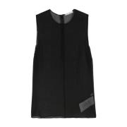 Sleeveless Tops Ami Paris , Black , Dames