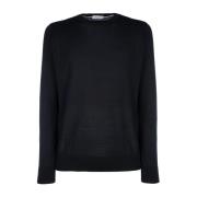 Round-neck Knitwear Paolo Pecora , Black , Heren