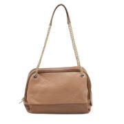 Pre-owned Leather shoulder-bags Carolina Herrera Pre-owned , Brown , D...