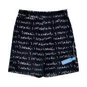 Logo Appliqué Zomer Shorts 3.Paradis , Black , Heren